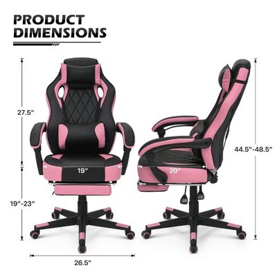 ALINUNU Racing Style PU-Leder-Spielstuhl mit individueller Farbe und ergonomischem Design