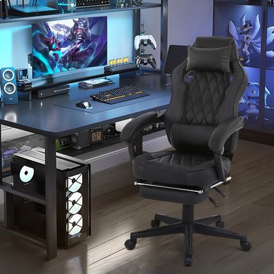 Holen Sie sich den ultimativen Gaming-Stuhl bei ALINUNU Racing Style PU-Leder mit verstellbarer Höhe