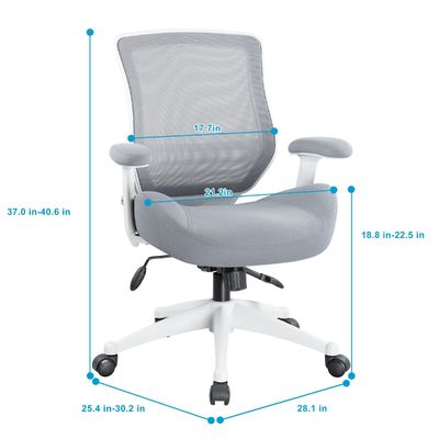 Direct Mesh Bürostuhl mit ergonomischem Design, mit höhenverstellbarem Arm- und Taillenstützpunkt