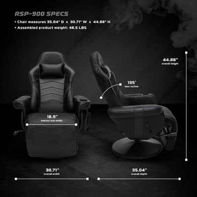 360 Dreh-Computer-Legensessel mit Höhenanpassung und modernem Design