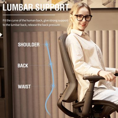360 Dreh-/ Höhenanpassung/ Rücklehner Metallnetz Bürostuhl Ergonomischer robuster Arbeitsstuhl