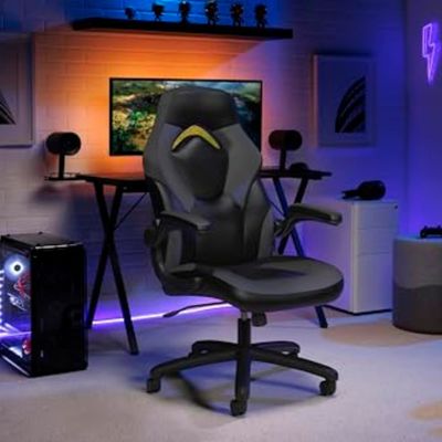 Leather Racing Style High Back Gaming Chair Ergonomisch 360 Drehbare PC Computer Schreibtischsessel