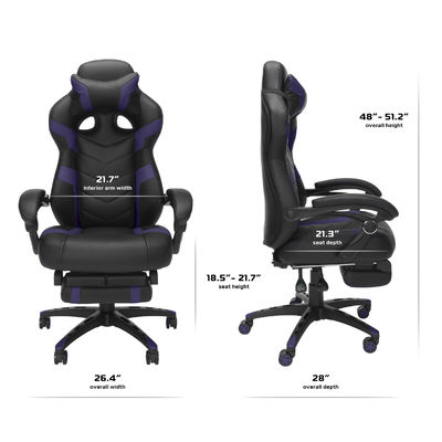 Produktmaße 21.3&quot;D x 28.1&quot;W x 54.5&quot;H Ergonomischer PC-Stuhl für Erwachsene