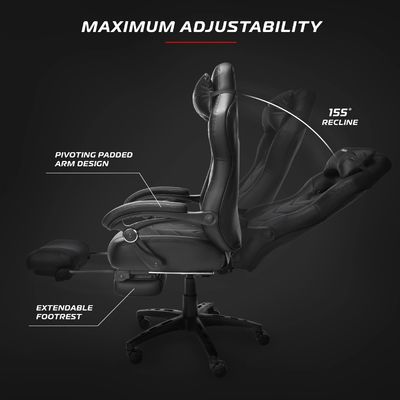 Stylischer ergonomischer Computerstuhl für Erwachsene Maximalgewicht empfohlen 275 Pfund