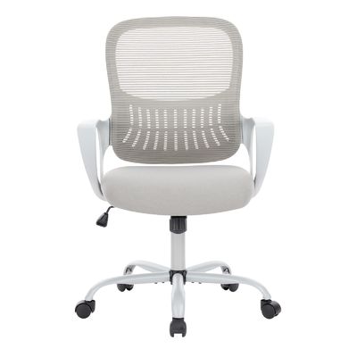 Materialien Mittlerer Rücken Rollstuhl Home Office Schreibtischstuhl mit Rädern und Lendenstütze