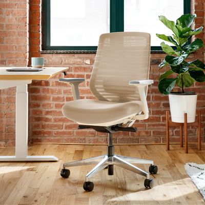 Lehnstuhl für das Büro mit verstellbarer Lendenstütze und 360-Schwenke