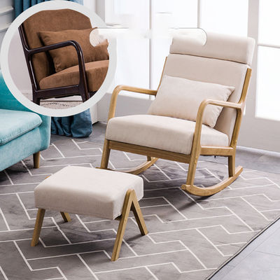 Moderner Schaukelstuhl für Badezimmer Sitzzimmer Wohnzimmer Entspannung Sofa Stuhl