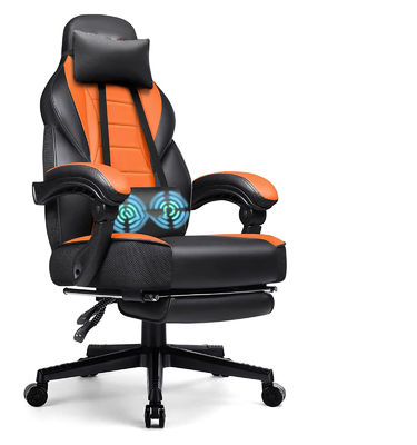 ALINUNU Racing Style Gaming Chair Bürostuhl Computersessel Spielen mit Fußstütze und Kopfstütze