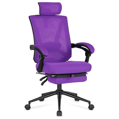 Akzeptable OEM ODM High Back Office Chair mit verstellbarer 2D-Lumbalunterstützung und Fußstütze