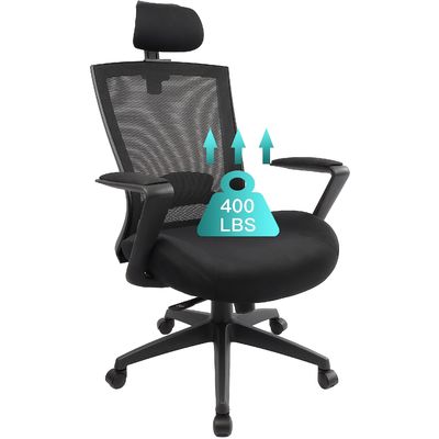 Ergonomischer Bürostuhl mit Verdickungskissen und verstellbarer Kopfstütze