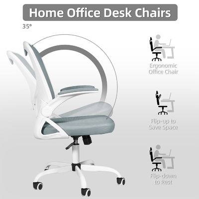 Höhenverstellbarer Bürostuhl für Zuhause 21&quot;D x 24&quot;W x 43&quot;H Metallbau