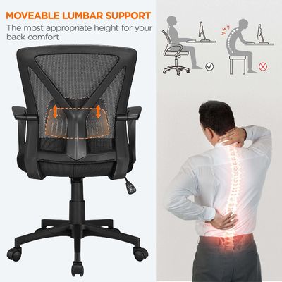 Ergonomischer Bürostuhl mit angepasster Farbe und verstellbarer Lendenstütze