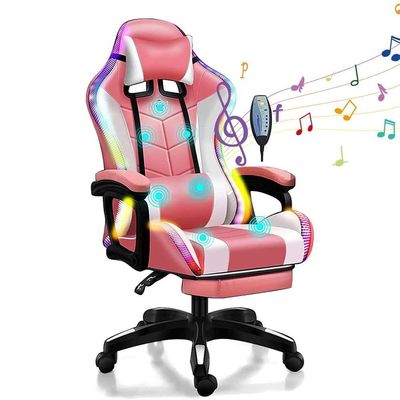 OEM ODM RGB Gaming Chair mit 7-Punkte-Massage-Lautsprechern und anpassbaren Funktionen