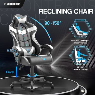 Ergonomischer Gamer-Stuhl mit Massage und komfortablem Design