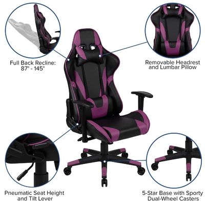 Rennbüro Ergonomischer Computer PC Verstellbarer Drehstuhl von ALINUNU Modern Design