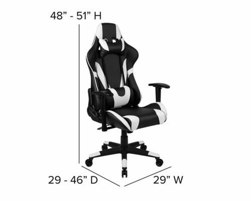 Büro ergonomischer Computer PC Gaming-Stuhl mit 360 Dreh-/ Höhenregelungsfunktion
