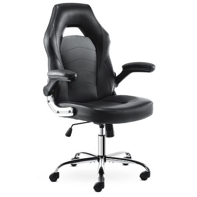 Ergonomischer Rennspielstuhl ALINUNU Direkt drehbarer Computerstuhl mit Lendenstütze