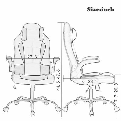 Postverpackung Ergonomischer Computerstuhl 360 Dreh-/Höhenanpassung/Lagenlehne von ALINUNU