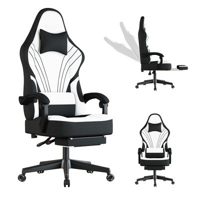 Home Office Gaming Chair mit Fußstütze und Produktgrößen 25&quot;D x 23&quot;W x 53&quot;H