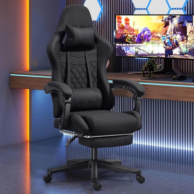 Personalisierte Farbe Ergonomisch verstellbares Schreibtisch Computerspielstuhl mit Fußstütze und Massage