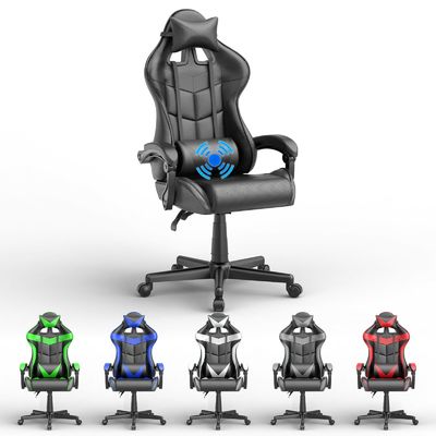 Direkte Lieferung moderner Ergonomischer Gamer-Stuhl mit Massage und synthetischem Leder