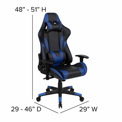 ALINUNU Modern Design Gaming Chair mit verstellbarem Drehkreis und 280 Pfund Kapazität
