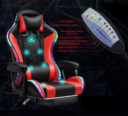 Verbessern Sie Ihre Spielanlage mit ALINUNU PC Massage Gaming Chair mit LED und Lautsprechern