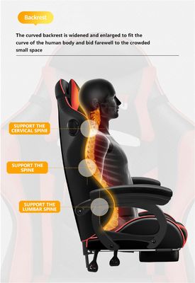 Verbessern Sie Ihre Spielanlage mit ALINUNU PC Massage Gaming Chair mit LED und Lautsprechern