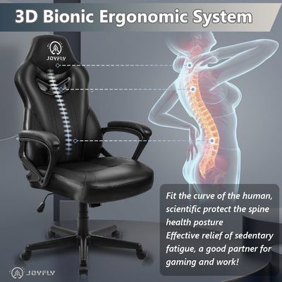 ALINUNU Racing Gaming Chair Lendenunterstützung und 3 Gaslift für komfortables PC-Gaming