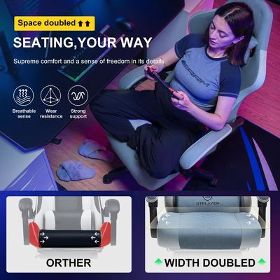 ALINUNU High-Back-Racing-Gaming-Stuhl mit höhenverstellbarer und 360-Spielfunktion