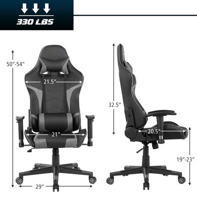 Modernes Design Eisen Metall Computer Gaming Racing Chair für Büro Ergonomische Gaming Stühle