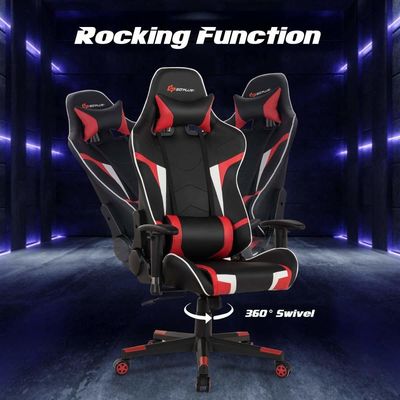 Computer-Gaming-Rennstuhl mit höhenverstellbarer Länge für Büro ergonomische Spielstühle