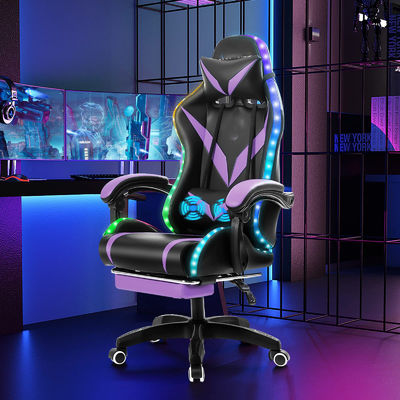 Postverpackung Ergonomischer RGB-Spielstuhl mit Massage und LED-Licht Drehstuhl Stil