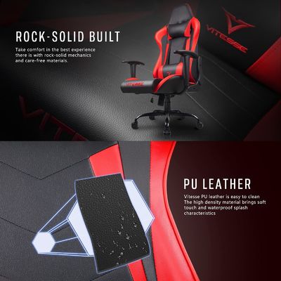 ALINUNUCustomisierter Service Ergonomischer Rennspielstuhl Einstellbare Höhe und hoher Rücken