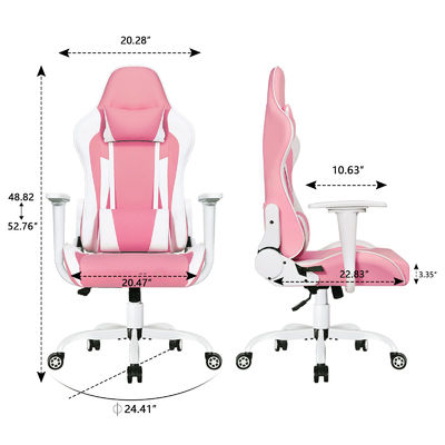 High Back Racing Gaming Chair mit höhenverstellbarem und ergonomischem Design von ALINUNU