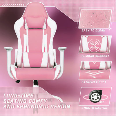 High Back Racing Gaming Chair mit höhenverstellbarem und ergonomischem Design von ALINUNU