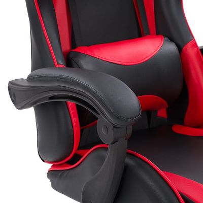 Metall-Eisen Computerspielstuhl mit Fußstütze für maximalen Komfort und Unterstützung