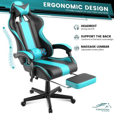 Rennsportstühle für Erwachsene Jugendliche Drehstuhl Produktgrößen 24&quot;D x 21&quot;W x 52&quot;H