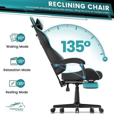 Rennsportstühle für Erwachsene Jugendliche Drehstuhl Produktgrößen 24&quot;D x 21&quot;W x 52&quot;H