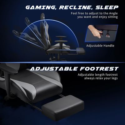 Personalisierte Dienstleistungen Home Office Gaming-Stuhl mit Fußstütze und Komfort