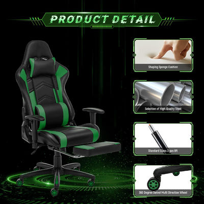 Hochrücken ergonomischer Computer-Rennstuhl 300 Pfund Maximalgewicht empfohlen