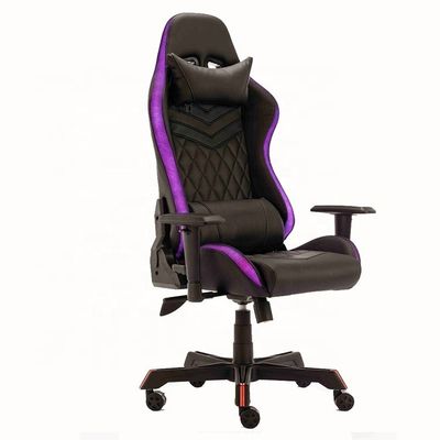 2023 Hochrücken ergonomisch drehbar PC Computer-Gamer Rennsport-Spielstuhl Armlehne inklusive
