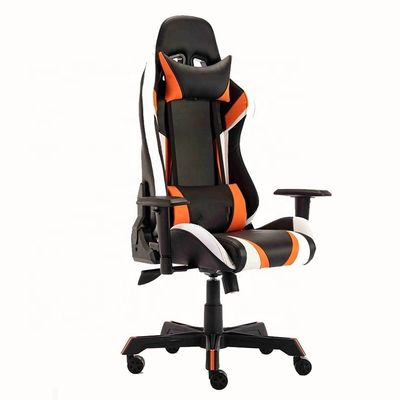 2023 Hochrücken ergonomisch drehbar PC Computer-Gamer Rennsport-Spielstuhl Armlehne inklusive