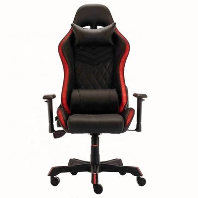 2023 Hochrücken ergonomisch drehbar PC Computer-Gamer Rennsport-Spielstuhl Armlehne inklusive
