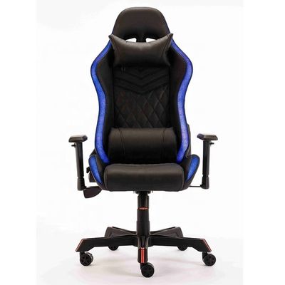 2023 Hochrücken ergonomisch drehbar PC Computer-Gamer Rennsport-Spielstuhl Armlehne inklusive