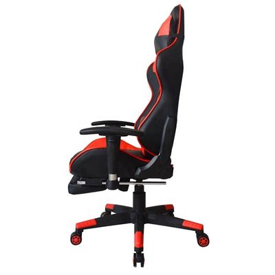 Computergamer Moderne Bürospiele mit Fußstütze und 2D-verstellbaren PU-Armlehnen