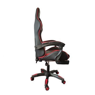 Luxuriöser farbenfroher PVC-Rennstuhl mit echtem Ledersitz