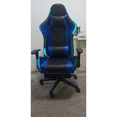 Sitzhöhe 54cm Verstellbare Armlehne Rennsport LED Licht RGB Gaming-Stuhl mit Custom Logo