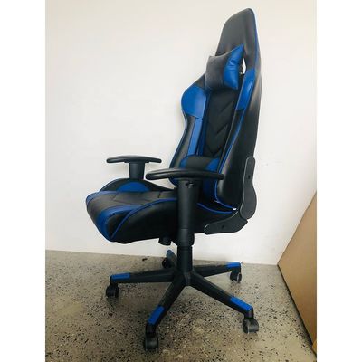Furniture Racing Style Lehnstuhl aus PU-Leder mit Massage-Läumensupport