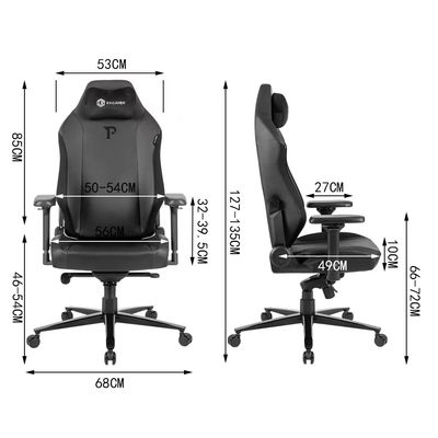 High-End Luxus-Gitter ergonomischer Spielstuhl für Lendenunterstützung